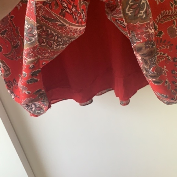 Free People Rain or Shine Boho Mini Dress S - Picture 8 of 13